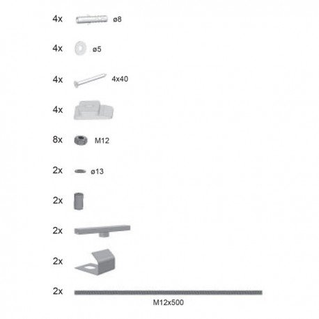 Formy 01 kit de panneau fronteaux U