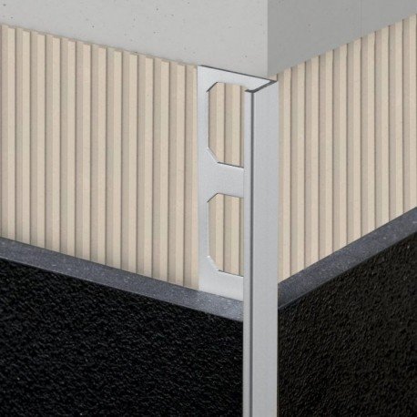 Profilés de finition équerre en acier inoxydable H.110mm L.250cm